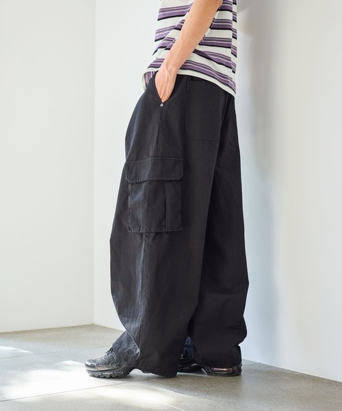 PBLIM（ページボーイリム）の「《UNISEX》アソートカーゴパンツ（カーゴパンツ・レディース・チャコールグレー/ブラック/カモフラージュ・LARGE/MEDIUM）」の5枚目の写真