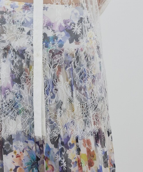 DES PRES(デ・プレ)の「フレンチレース チュニックブラウス(シャツ/ブラウス・レディース・ホワイト・FREE)」の9枚目の写真