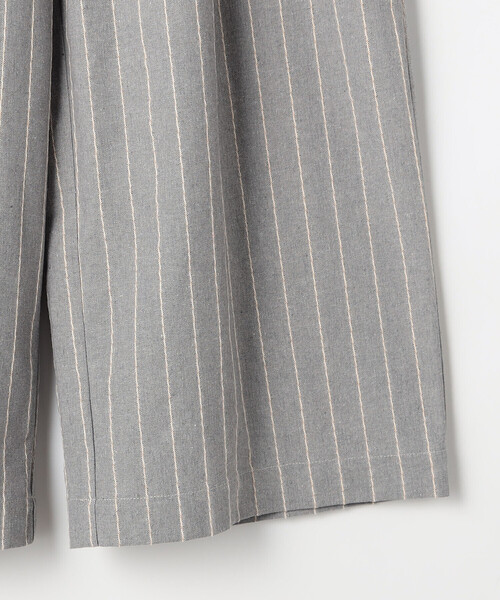 ONIGIRI（オニギリ）の「シャンブレー ワイドストライプパンツ（その他パンツ・レディース・オフホワイト/グレー/ベージュ・FREE）」の15枚目の写真