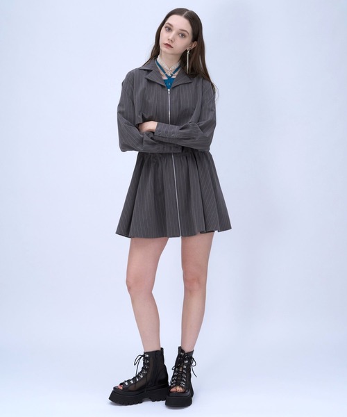 HARE(ハレ)の「ストリングネックT(HARE)(Tシャツ/カットソー・レディース・ブルー/シルバー/イエロー/グリーン/オレンジ/イエロー系その他・FREE)」の13枚目の写真