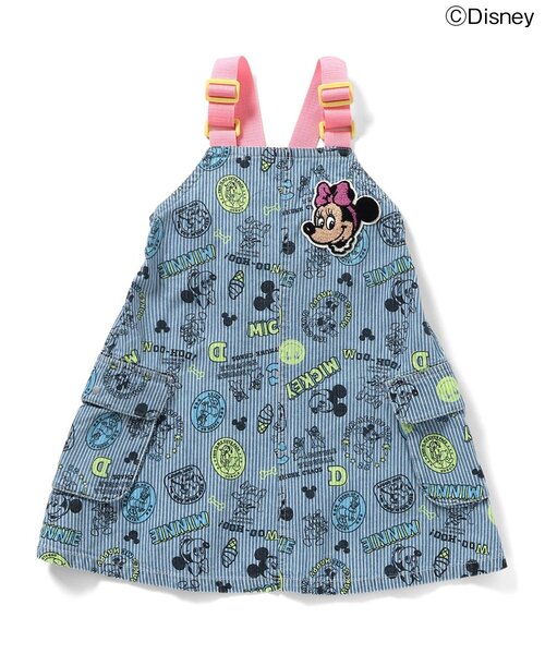 Disney(ディズニー)の「【リンク】【ディズニー】ミッキー&フレンズ/総柄ジャンスカ(ジャンパースカート・キッズ・その他10・120/110/100/90/80)」の2枚目の写真
