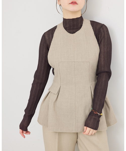 venit/ヴェニット LINEN BL ブラウス VEG5615A（シャツ/ブラウス