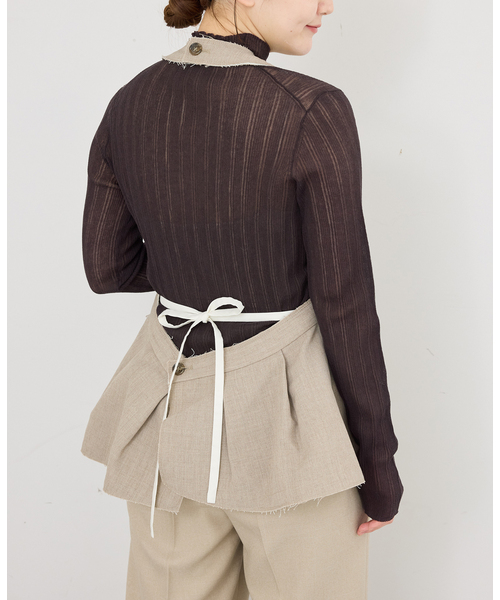 IENA(イエナ)の「venit/ヴェニット LINEN BL ブラウス VEG5615A(シャツ/ブラウス・レディース・ベージュ・FREE)」の5枚目の写真