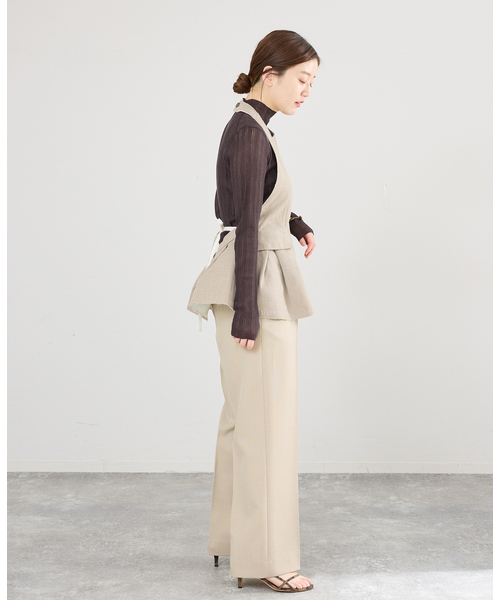 IENA(イエナ)の「venit/ヴェニット LINEN BL ブラウス VEG5615A(シャツ/ブラウス・レディース・ベージュ・FREE)」の8枚目の写真