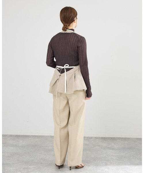 IENA(イエナ)の「venit/ヴェニット LINEN BL ブラウス VEG5615A(シャツ/ブラウス・レディース・ベージュ・FREE)」の9枚目の写真