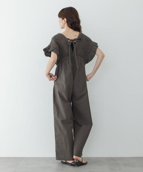 URBAN RESEARCH Sonny Label（アーバンリサーチサニーレーベル）の「シャーリングオールインワン（その他パンツ・レディース・ブラウン/ベージュ/インディゴブルー・36/38）」の11枚目の写真