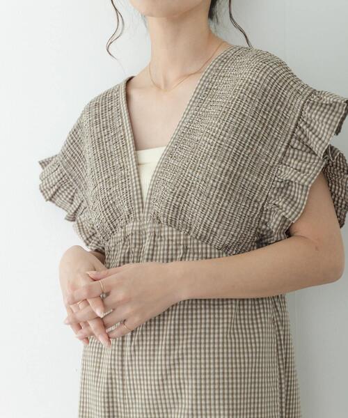 URBAN RESEARCH Sonny Label（アーバンリサーチサニーレーベル）の「シャーリングオールインワン（その他パンツ・レディース・ブラウン/ベージュ/インディゴブルー・36/38）」の14枚目の写真