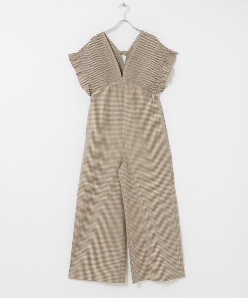 URBAN RESEARCH Sonny Label(アーバンリサーチサニーレーベル)の「シャーリングオールインワン(その他パンツ・レディース・ブラウン/ベージュ/インディゴブルー・36/38)」の6枚目の写真