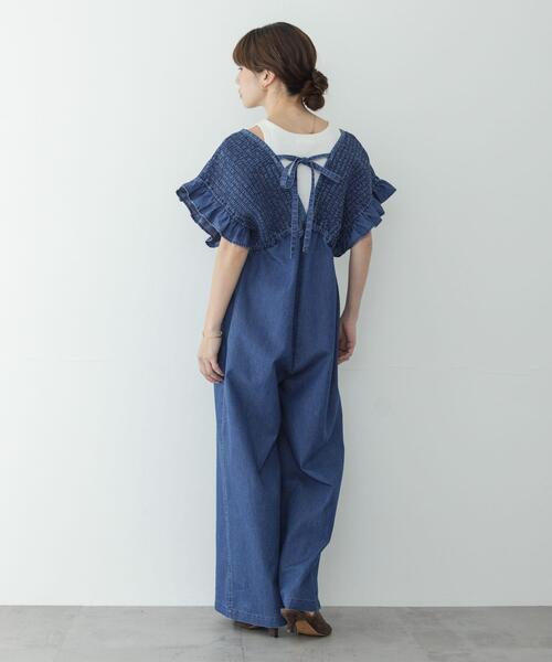 URBAN RESEARCH Sonny Label(アーバンリサーチサニーレーベル)の「シャーリングオールインワン(その他パンツ・レディース・ブラウン/ベージュ/インディゴブルー・36/38)」の16枚目の写真