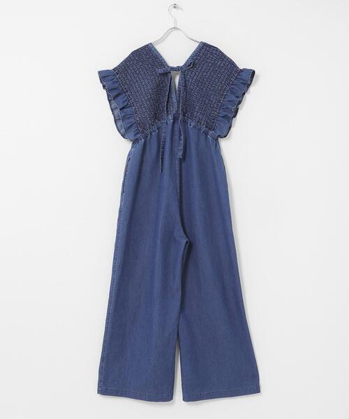 URBAN RESEARCH Sonny Label（アーバンリサーチサニーレーベル）の「シャーリングオールインワン（つなぎ/オールインワン・レディース・ブラウン/ベージュ/インディゴブルー/ライトインディゴブルー・36/38）」の18枚目の写真
