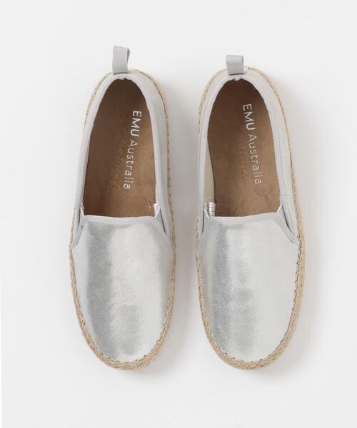 EMU Australia(エミューオーストラリア)の「EMU GUM METALLIC(スリッポン・レディース・シルバー・23/25/24)」の4枚目の写真