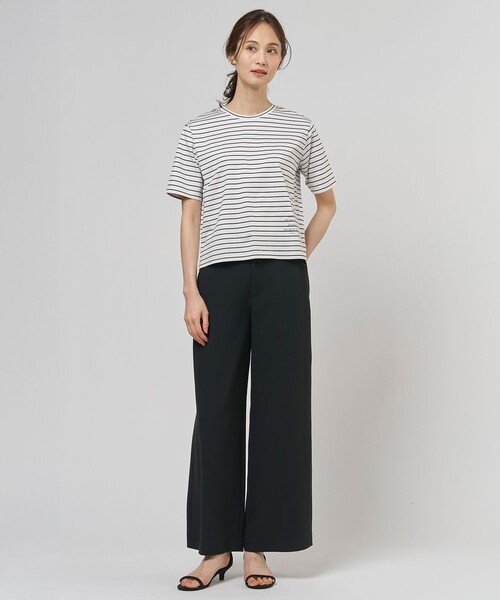 J.PRESS Ladies(J.プレス レディス)の「【セットアップ対応】Light ジョーゼット ワイド イージーパンツ(その他パンツ・レディース・ベージュ系/ブラック系/ネイビー系・XS/S)」の21枚目の写真