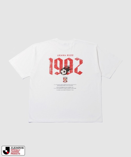 Mac-House(マックハウス)の「【J.LEAGUE / Jリーグ】【浦和レッズ/URAWA REDS】デザインTシャツ /Jリーグ(Tシャツ/カットソー・メンズ・チャコールグレー/ホワイト・M/L)」の2枚目の写真