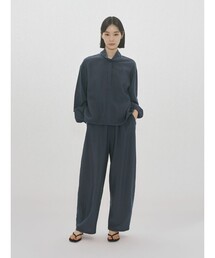 MIDIUMISOLID for Ladies ポプリンイージーパンツ