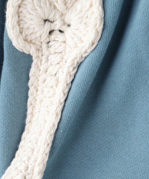 DISCOVERED（ディスカバード）の「DISCOVERED / ディスカバード BONE CROCHET SWEAT SHORTS（その他パンツ・メンズ・ブルー/ブラック・3/1）」の5枚目の写真