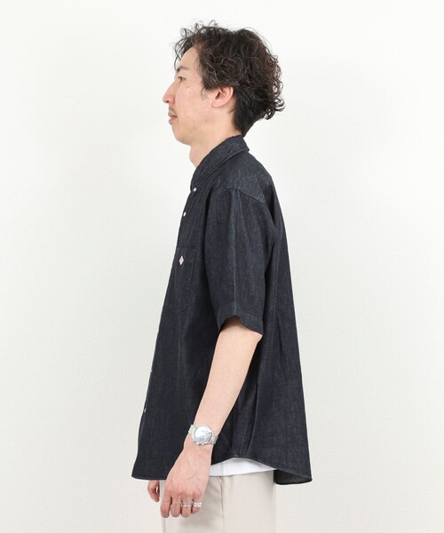 DANTON(ダントン)の「【DANTON/ダントン】DOT BUTTON B.D. SHIRT SS 26SS(DT-B0337 DUG)(シャツ/ブラウス・メンズ・インディゴブルー・38/40/42/44)」の11枚目の写真