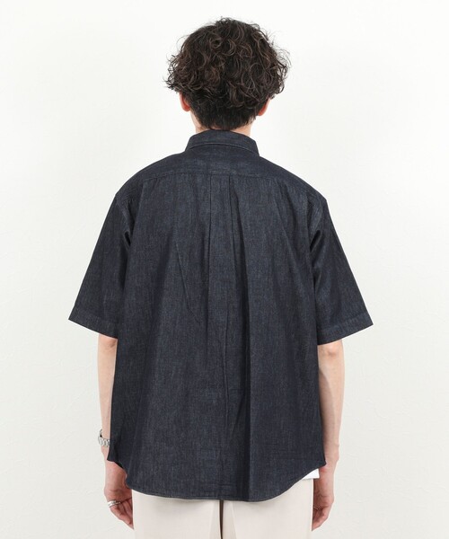 DANTON(ダントン)の「【DANTON/ダントン】DOT BUTTON B.D. SHIRT SS 26SS(DT-B0337 DUG)(シャツ/ブラウス・メンズ・インディゴブルー・38/40/42/44)」の12枚目の写真
