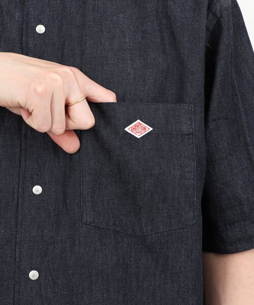 DANTON(ダントン)の「【DANTON/ダントン】DOT BUTTON B.D. SHIRT SS 26SS(DT-B0337 DUG)(シャツ/ブラウス・メンズ・インディゴブルー・38/40/42/44)」の15枚目の写真