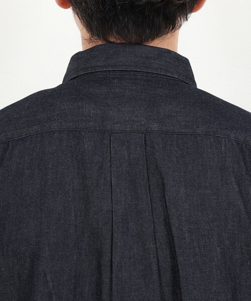DANTON(ダントン)の「【DANTON/ダントン】DOT BUTTON B.D. SHIRT SS 26SS(DT-B0337 DUG)(シャツ/ブラウス・メンズ・インディゴブルー・38/40/42/44)」の19枚目の写真
