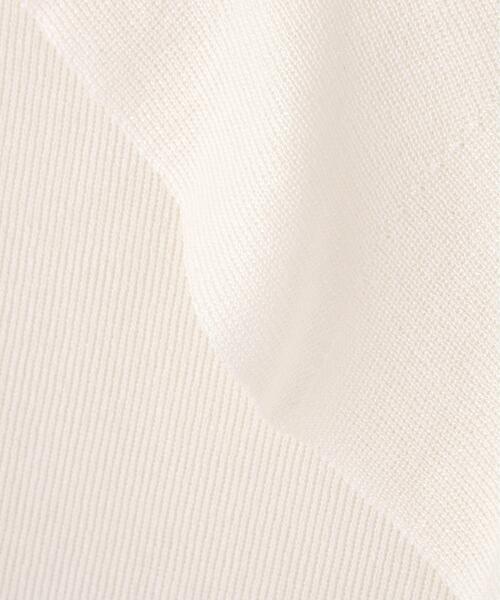 PROPORTION BODY DRESSING（プロポーションボディドレッシング）の「フリルノースリーブニット / 1216170504（ニット/セーター・レディース・ブルー/ホワイト系その他/イエロー・MEDIUM/SMALL）」の8枚目の写真