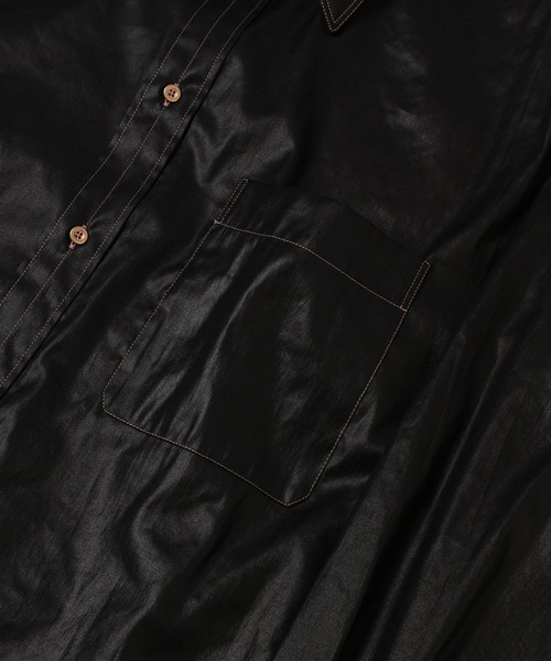LEMAIRE(ルメール)の「REGULAR SHIRT(シャツ/ブラウス・メンズ・ブラック・44/46)」の5枚目の写真