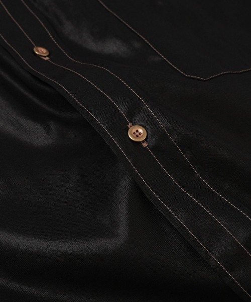 LEMAIRE(ルメール)の「REGULAR SHIRT(シャツ/ブラウス・メンズ・ブラック・44/46)」の7枚目の写真