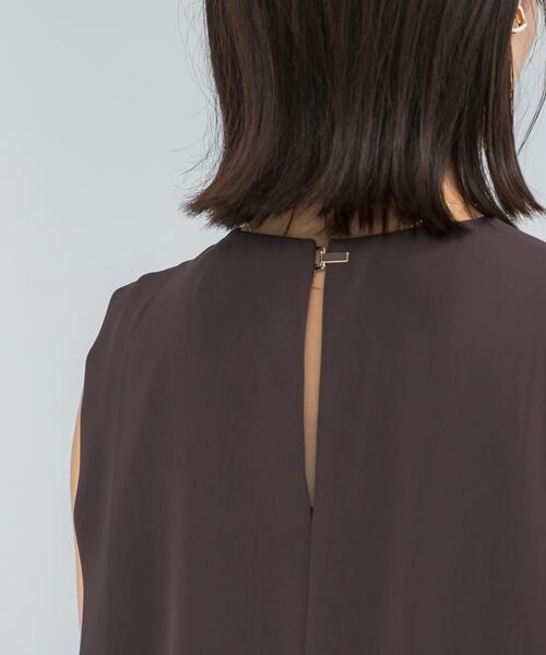 URBAN RESEARCH ROSSO WOMEN(アーバンリサーチ ロッソ)の「バックメタルポイントストレートワンピース(ワンピース・レディース・チャコールグレー/ミント/ゴールド系その他・FREE)」の14枚目の写真