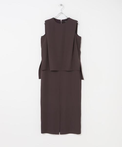 URBAN RESEARCH ROSSO WOMEN(アーバンリサーチ ロッソ)の「バックメタルポイントストレートワンピース(ワンピース・レディース・チャコールグレー/ミント/ゴールド系その他・FREE)」の17枚目の写真
