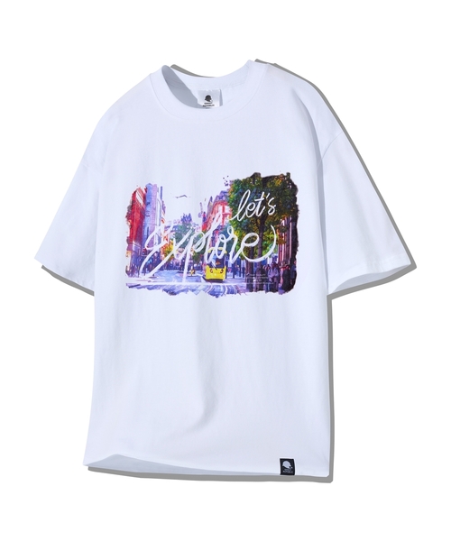 GHOST REPUBLIC(ゴーストリパブリック)の「シティポップグラフィック半袖Tシャツ2カラーGT-391(Tシャツ/カットソー・レディース・ブラック/ホワイト・MEDIUM/LARGE/X-LARGE)」の2枚目の写真