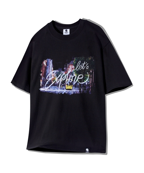 GHOST REPUBLIC(ゴーストリパブリック)の「シティポップグラフィック半袖Tシャツ2カラーGT-391(Tシャツ/カットソー・レディース・ブラック/ホワイト・MEDIUM/LARGE/X-LARGE)」の1枚目の写真