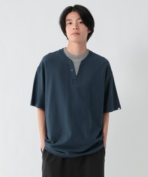 レイヤードヘンリーTシャツ