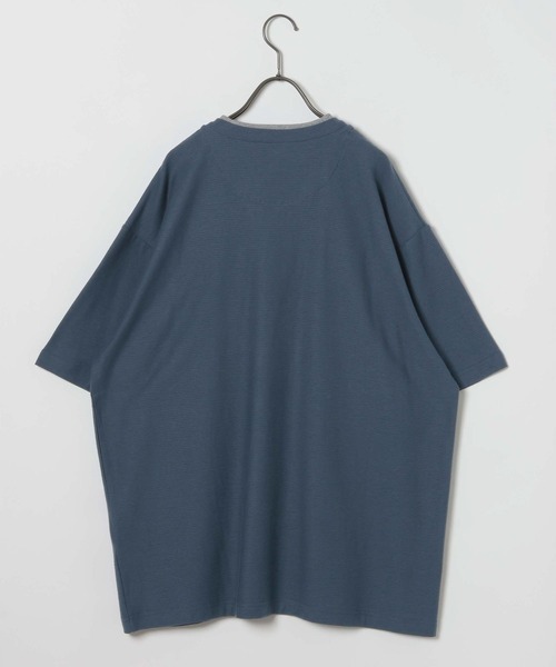 GEORGE'S(ジョージズ)の「レイヤードヘンリーTシャツ(Tシャツ/カットソー・メンズ・サックスブルー/ネイビー・LARGE/MEDIUM)」の11枚目の写真