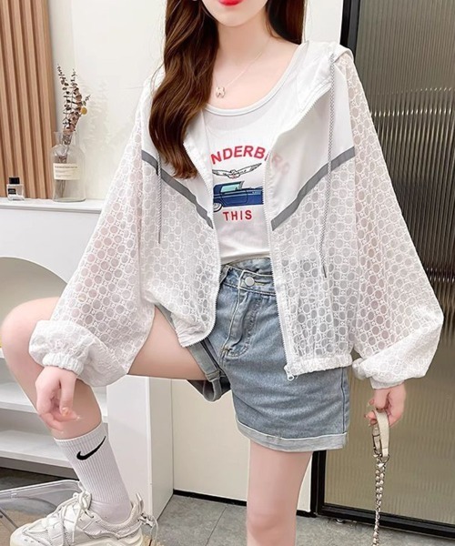 mielu(ミエル)の「ドッキングシアーパーカー(マウンテンパーカー・レディース・ブラック/ホワイト・LARGE/MEDIUM)」の9枚目の写真