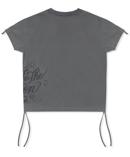 GLACK(グラック)の「GZT006 ツードゥームストリングTシャツ (チャコールグレー)(Tシャツ/カットソー・レディース・その他・MEDIUM/X-SMALL)」の7枚目の写真