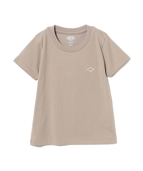 DANTON(ダントン)の「DANTON / キッズ プレーン Tシャツ(105~135cm)(Tシャツ/カットソー・キッズ・ライトピンク/ダークベージュ・115/125/135/105)」の2枚目の写真
