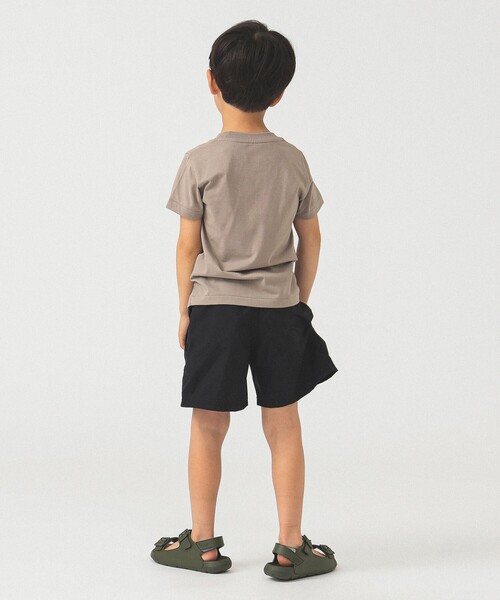 DANTON(ダントン)の「DANTON / キッズ プレーン Tシャツ(105~135cm)(Tシャツ/カットソー・キッズ・ライトピンク/ダークベージュ・115/125/135/105)」の3枚目の写真