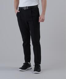 【新品】St ANDREWSセントアンドリュース　ストレッチパンツ dd395 St ANDREWS 【新品】セントアンドリュース パンツ 黒 地模様