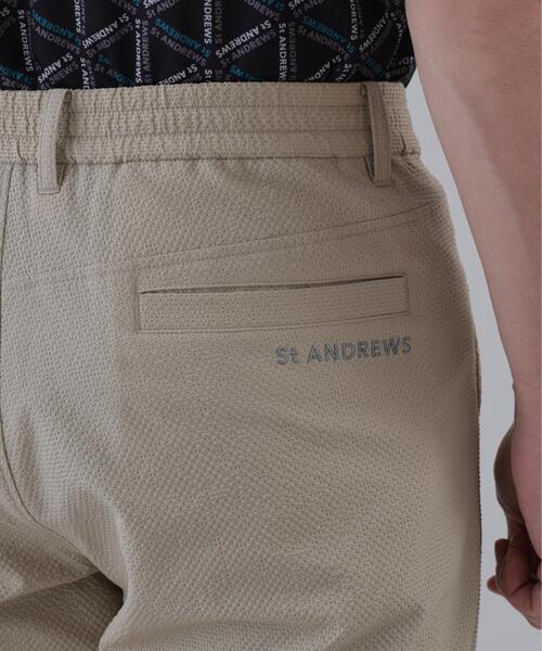 St ANDREWS(セントアンドリュース)の「【St ANDREWS】【吸水速乾】【ストレッチ】2WAYストレッチパンツ (MENS)(その他パンツ・メンズ・ベージュ/ブラック・L/M)」の9枚目の写真
