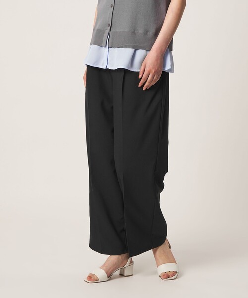 A DAY IN THE LIFE UNITED ARROWS(アデイインザライフユナイテッドアローズ)の「ポプリン イージー タックワイドパンツ ‐ウォッシャブル‐<A DAY IN THE LIFE>(その他パンツ・レディース・モカ/その他1/グレー系/ブラック・36/38)」の21枚目の写真