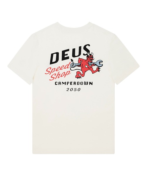 DEUS EX MACHINA(デウスエクスマキナ)の「DOGLEG TEE(Tシャツ/カットソー・メンズ・ホワイト・L/M)」の3枚目の写真