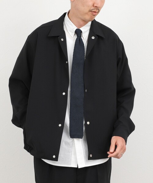 NOLLEY’S(ノーリーズ)の「《セットアップ対応》Reflax コーチジャケット 軽量速乾 26SS(ブルゾン・メンズ・オリーブ/ブラック・S/M/L/XL)」の13枚目の写真
