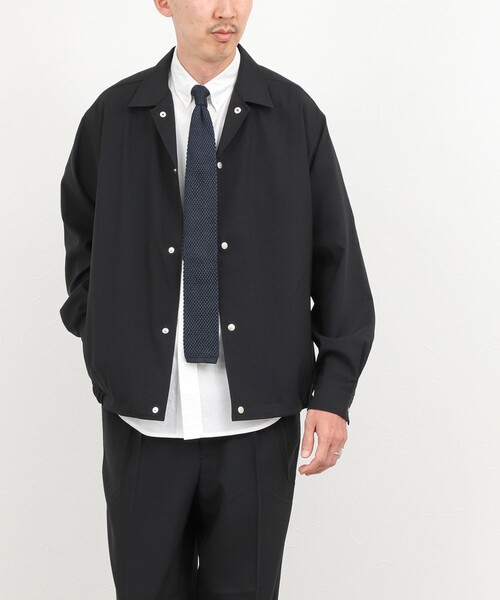NOLLEY’S(ノーリーズ)の「《セットアップ対応》Reflax コーチジャケット 軽量速乾 26SS(ブルゾン・メンズ・オリーブ/ブラック・S/M/L/XL)」の15枚目の写真