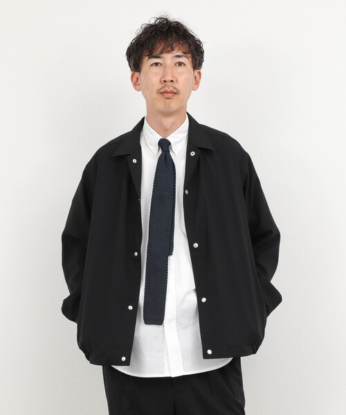 NOLLEY’S(ノーリーズ)の「《セットアップ対応》Reflax コーチジャケット 軽量速乾 26SS(ブルゾン・メンズ・オリーブ/ブラック・S/M/L/XL)」の17枚目の写真