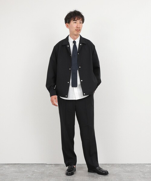 NOLLEY’S(ノーリーズ)の「《セットアップ対応》Reflax コーチジャケット 軽量速乾 26SS(ブルゾン・メンズ・オリーブ/ブラック・S/M/L/XL)」の20枚目の写真