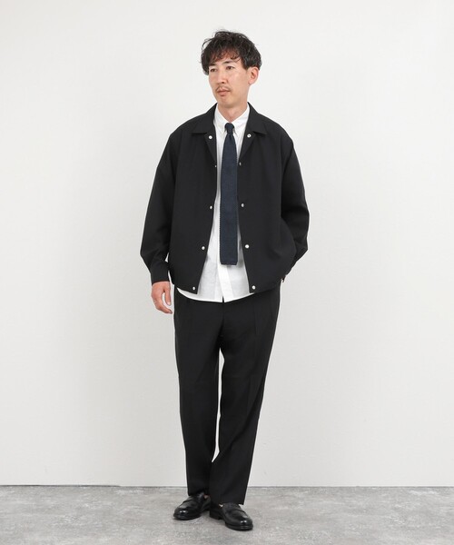 NOLLEY’S(ノーリーズ)の「《セットアップ対応》Reflax コーチジャケット 軽量速乾 26SS(ブルゾン・メンズ・オリーブ/ブラック・S/M/L/XL)」の21枚目の写真