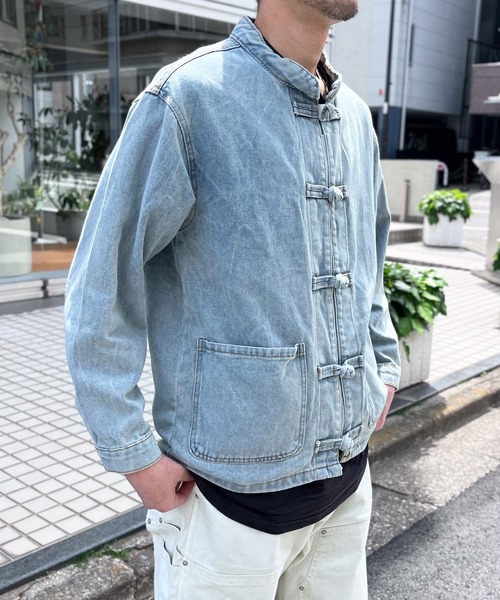 yield(イールド)の「【yield select】KUNG-FU DENIM JKT カンフー デニム ジャケット(デニムジャケット・メンズ・ダークインディゴブルー/ライトインディゴブルー・S/L/XL/M/XXL)」の6枚目の写真