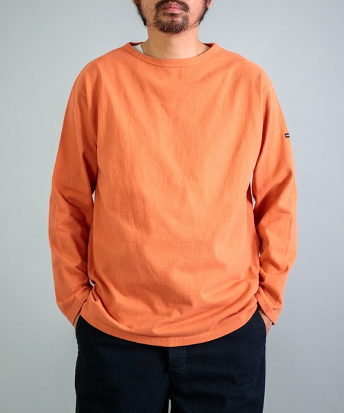 OMNIGOD mens / オムニゴッド] 8/天竺 ボートネックチューブシャツ