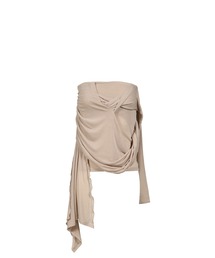 SIGNATURE DRAPE TUBE TOP