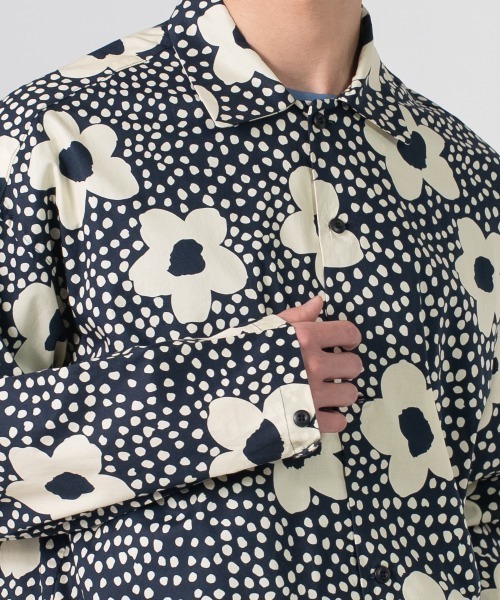 rehacer(レアセル)の「rehacer : Blossom Over Shirt / ブルーム オーバー シャツ(シャツ/ブラウス・メンズ・ブラック・X-LARGE/LARGE/MEDIUM/SMALL)」の10枚目の写真