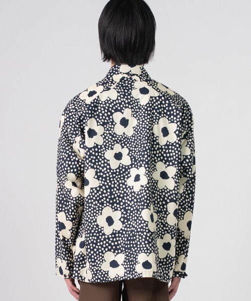 rehacer(レアセル)の「rehacer : Blossom Over Shirt / ブルーム オーバー シャツ(シャツ/ブラウス・メンズ・ブラック・X-LARGE/LARGE/MEDIUM/SMALL)」の3枚目の写真